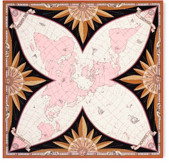 LOUIS VUITTON LV Map Square 90 - Image 2
