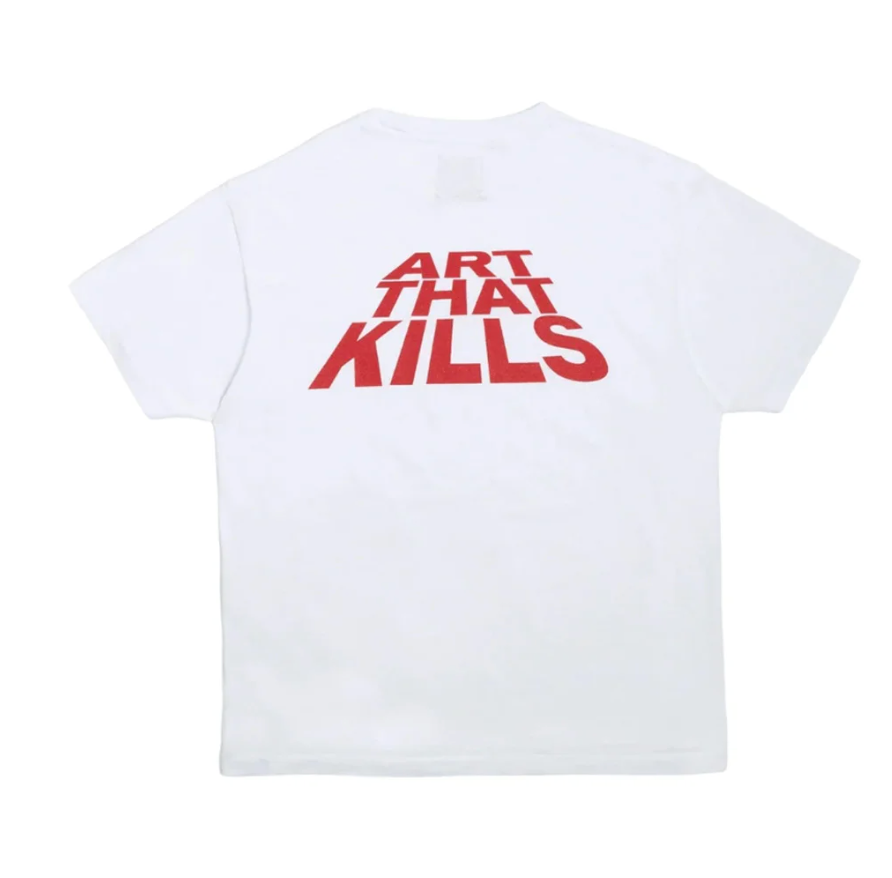 GALLERY DEPT. ATK STACK LOGO WHITE TEE
