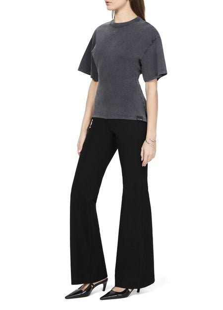 COURREGES ベルト付き ストーンウォッシュ Tシャツ - Image 2