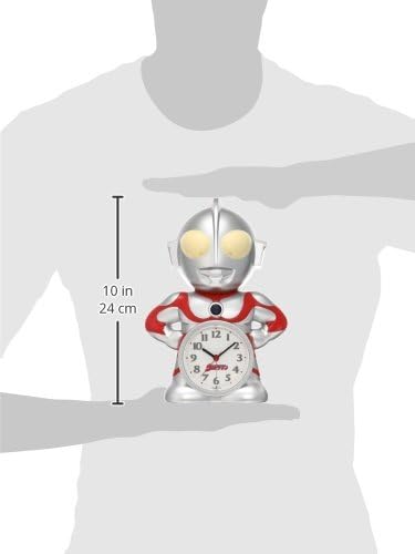 Seiko Ultraman Character Model Talking Analog Alarm Clock JF336A