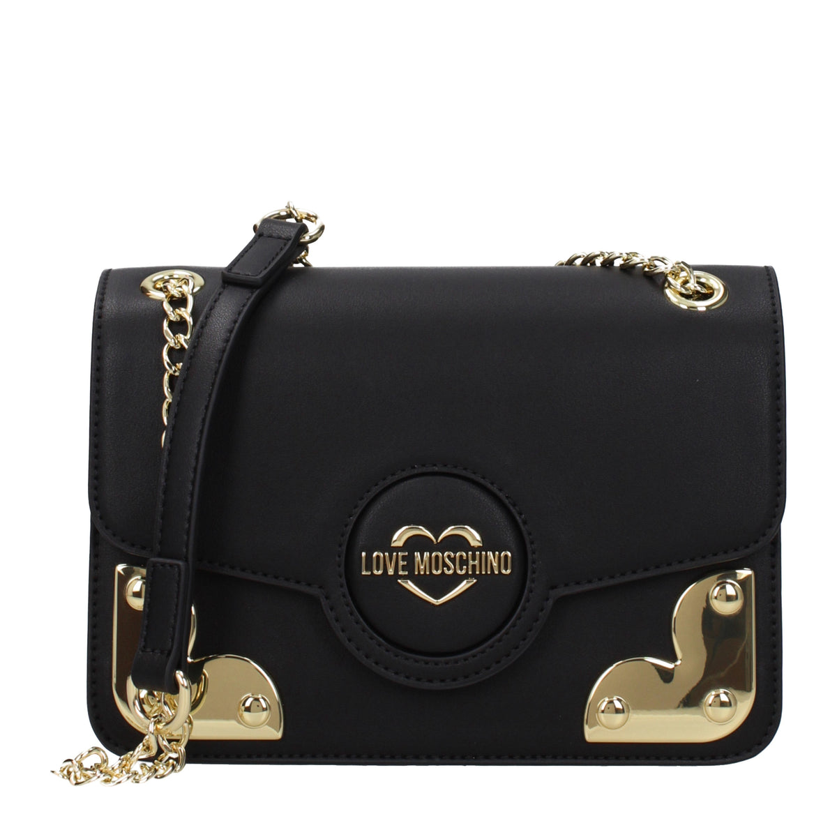 Moschino モスキーノのショルダーバッグが大好きな女性ポリウレタンブラック - Image 2