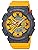 Casio GMA-S110Y-9AJF Women's Watch, Yellow, Limited Model: Yellow x Gray, Textured shape