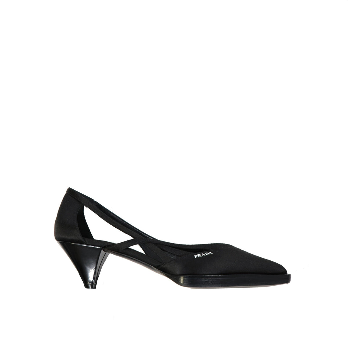Prada プラダ55mmカットアウトサテンポンプ - Image 2