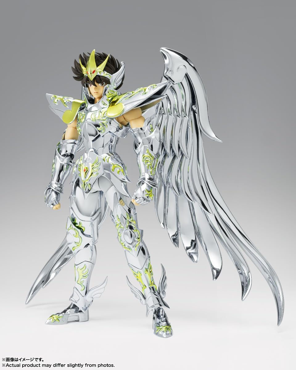 TAMASHII NATIONS Saint Cloth Myth EX Saint Seiya Pegasus Seiya (God Cloth), Approx. 6.7 inches (170 mm), PVC & ABS & Die Cast Pre-painted Action Figure