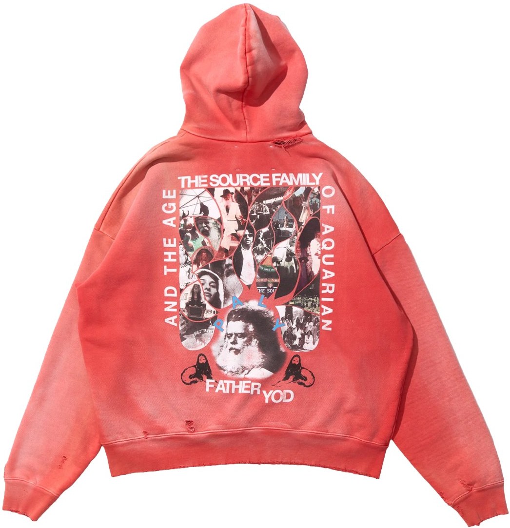 PALY 'SOURCE FAMILY' RED HOODIE
