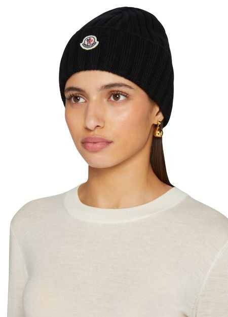 MONCLER ロゴ入りニットキャップ - Image 2