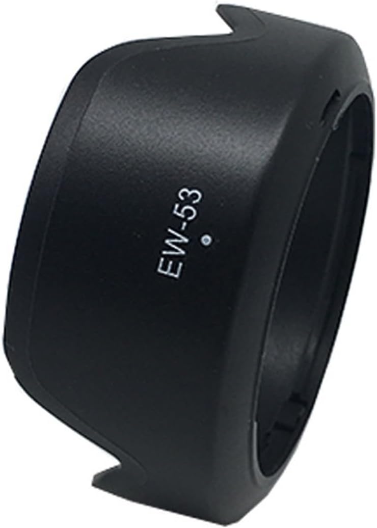 Camera Lens Hood Shade for Canon EF-M 15-45mm f/3.5-6.3 STM & RF-S 18-45mm f/4.5-6.3 is STM Lens for Canon EOS R100 R50 M50 M50 Mark II M5 M6 Mark II M200 M100 w-53 hood Replacement for