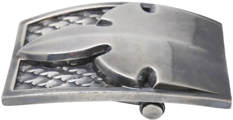 CHROME HEARTS 'FLEUR DE LIS' SILVER BUCKLE