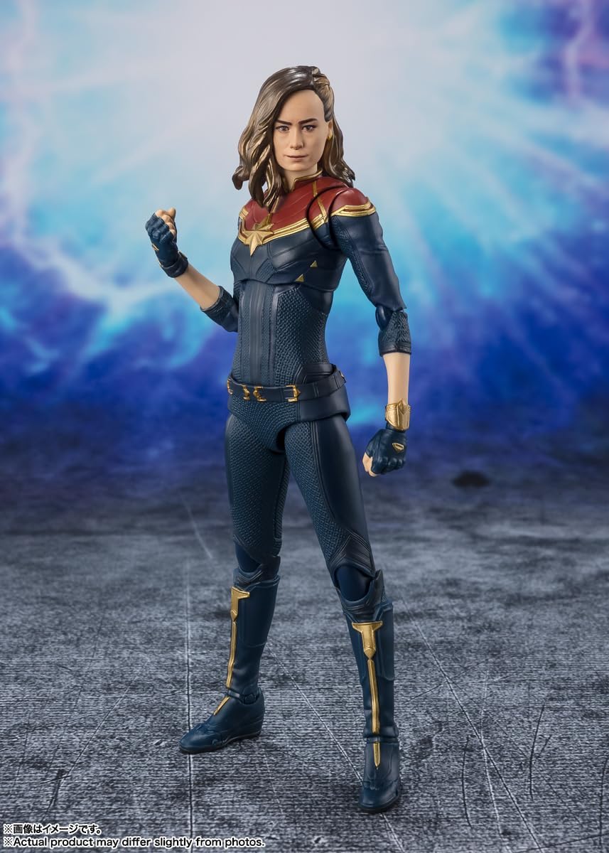 S.H. Figuarts Captain Marvel Approx. 5.9 inches (150 mm), ABS & PVC, Pre-painted Action Figure
