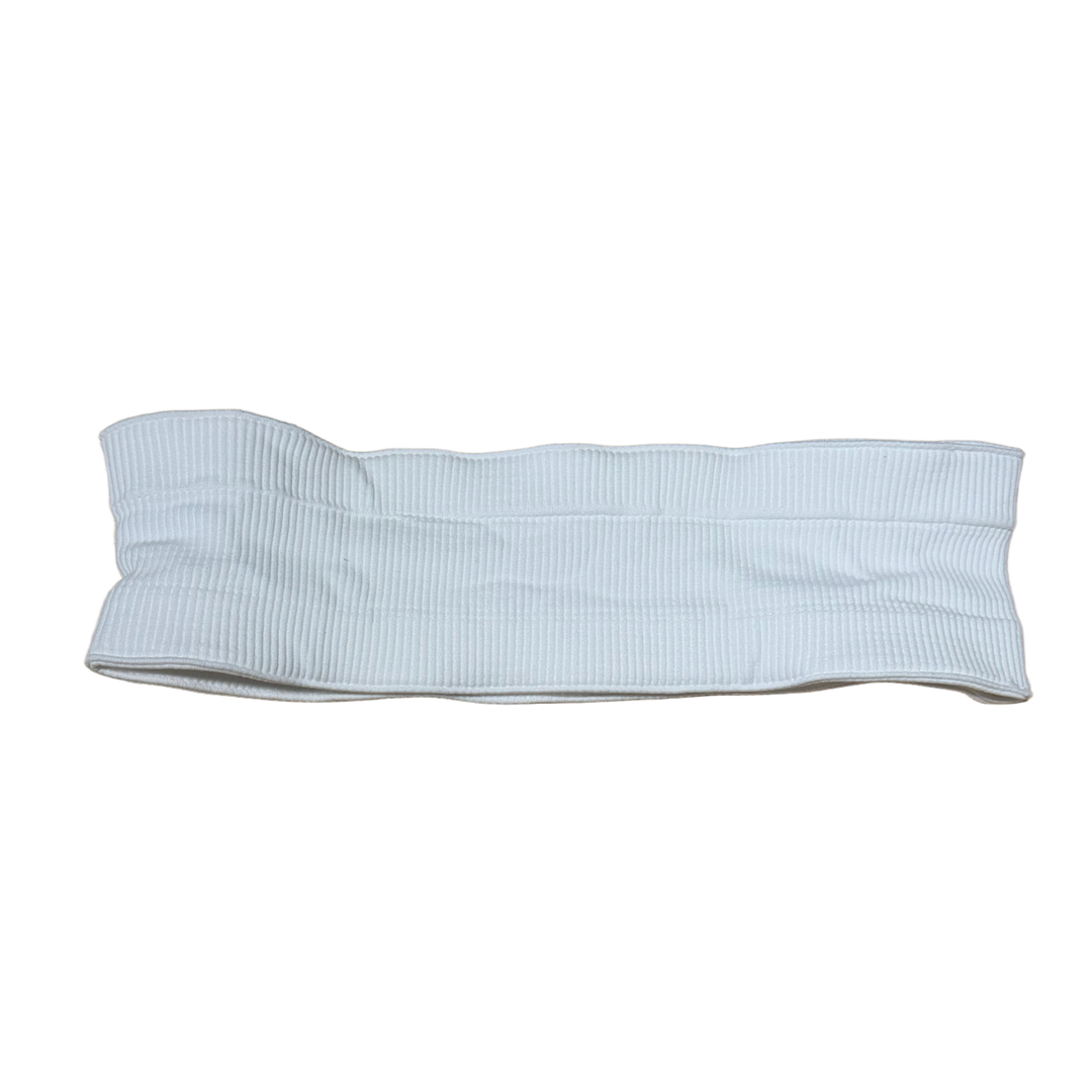 CHROME HEARTS 'CH' WHITE HEADBAND