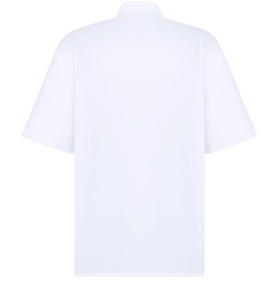 Short-Sleeved Shirt with Christian Dior Couture Lily of the Valley Embroidery - Image 2