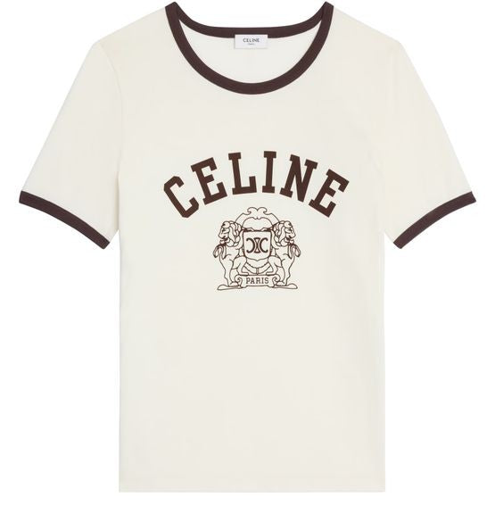 Celine blason 70's t-shirt in cotton jersey - Image 2