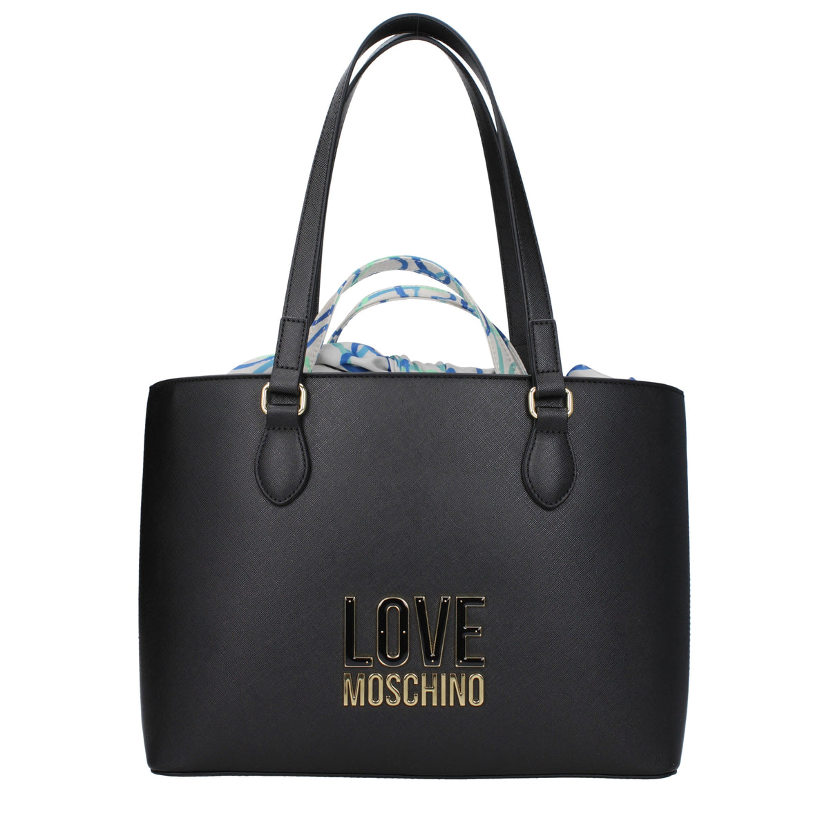 Moschino モスキーノのショルダーバッグが大好きな女性ポリウレタンブラック - Image 2