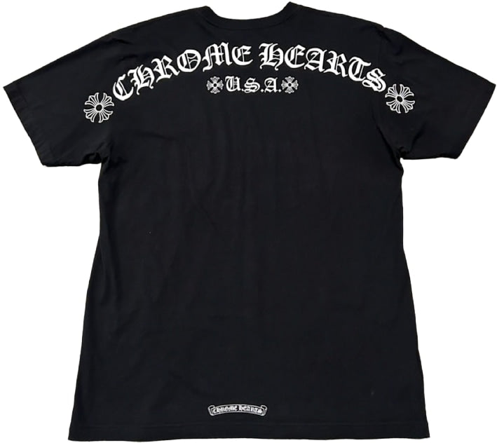 CHROME HEARTS USA BLACK TEE