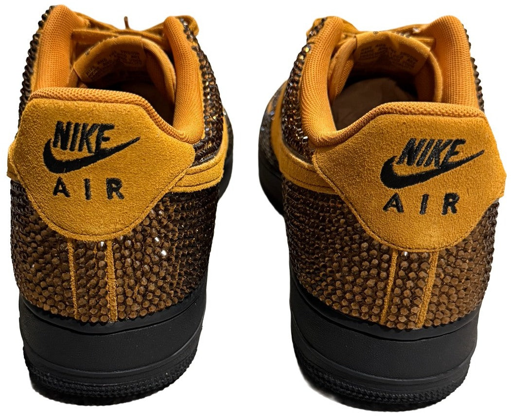BOSSI 'REESE'S' GOLD DETAIL RHINESTONE SNEAKER