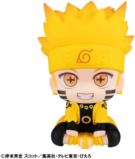 Rukappu Naruto Shippuden Uzumaki Naruto (Rixdo Sennin Mode), Approx. 4.3 inches (110 mm), PVC Pre-painted Action Figure
