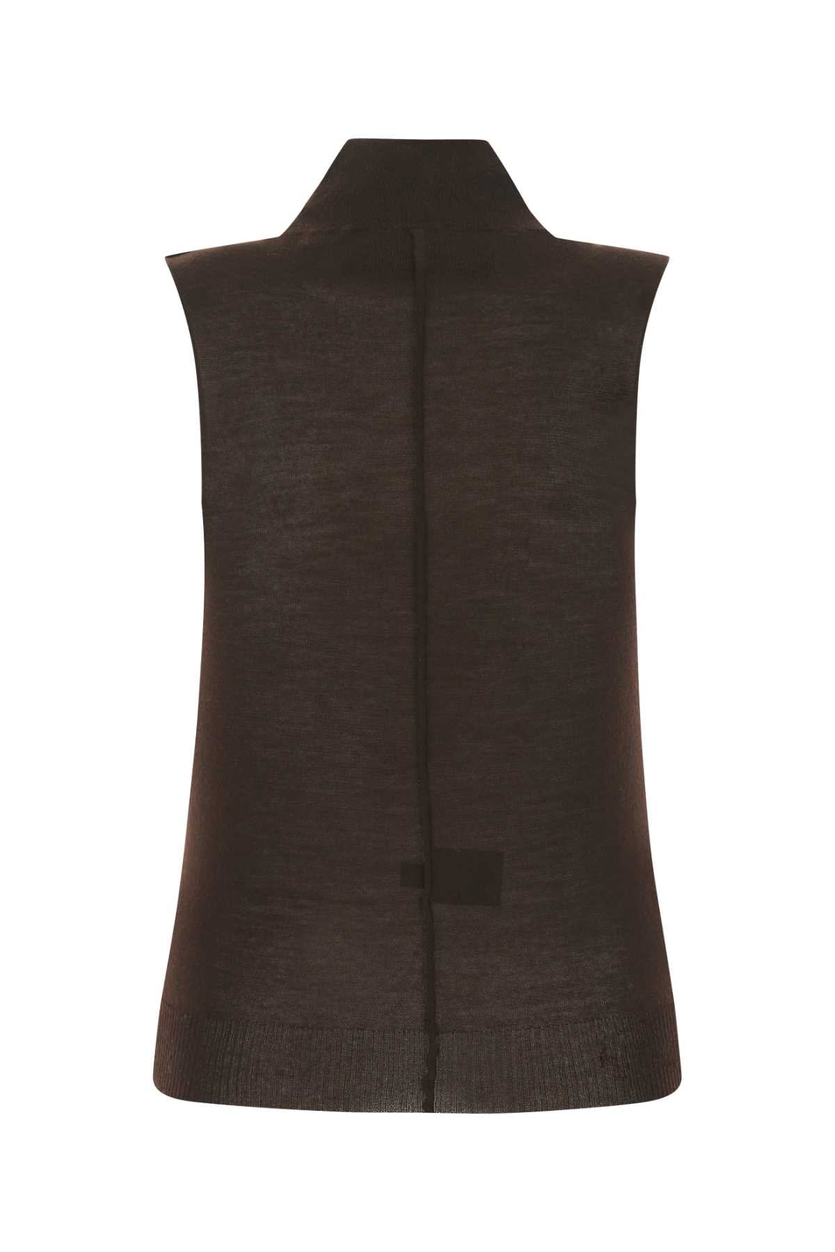 Amiri アミリチョコレートカシミアトップ - Image 2