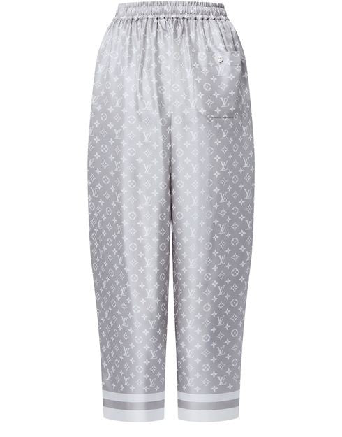 LOUIS VUITTON Monogram Foulard Baggy Pajama Pants - Image 2