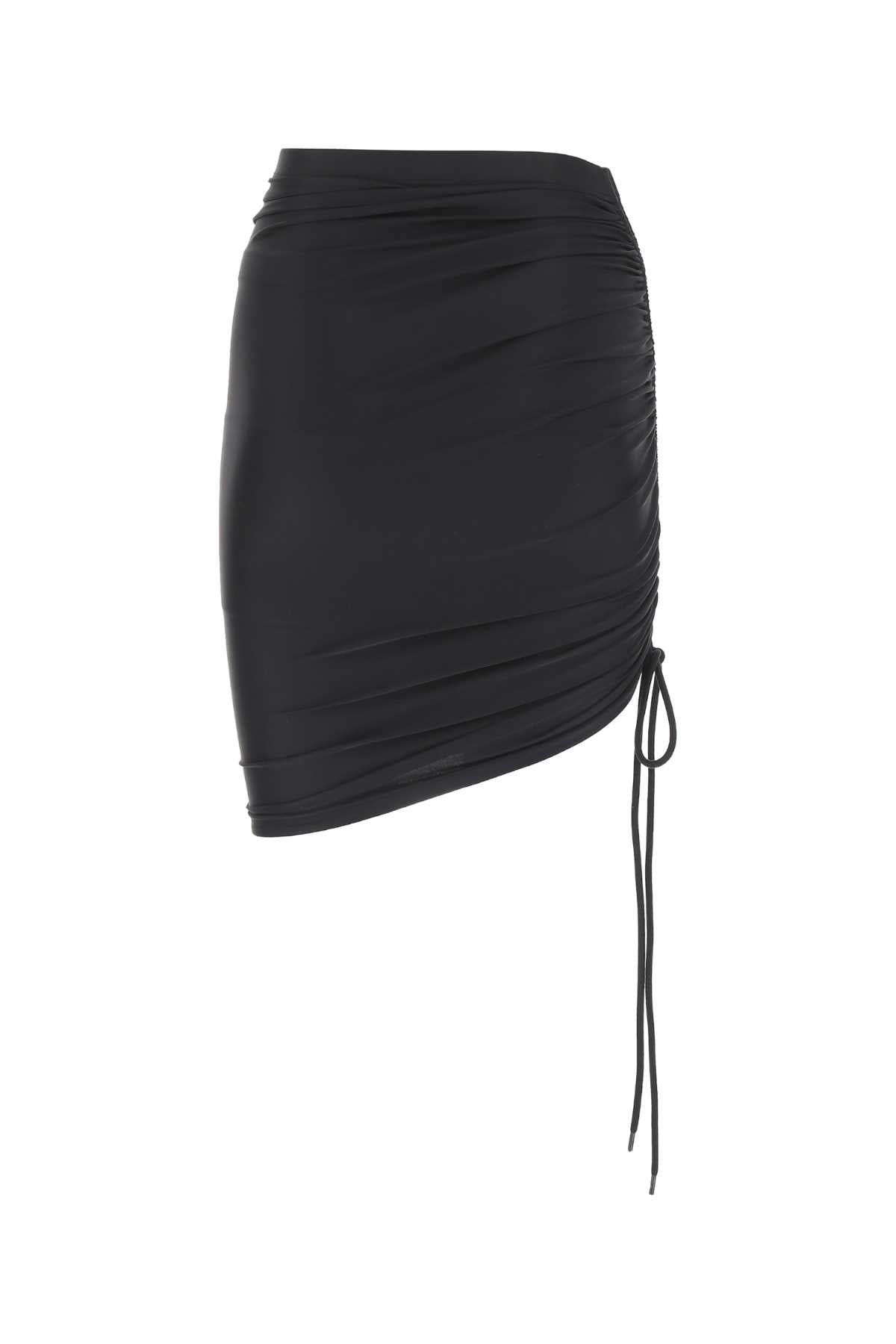 Balenciaga バレンシアガブラックストレッチナイロンスカート - Image 2