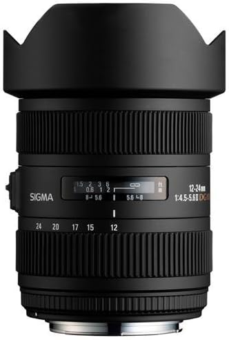 SIGMA F4.5-5.6IIDG HSM Wide Angle Zoom Lens, 0.5 - 0.9 Inches (12 - 24 mm), Full Size
