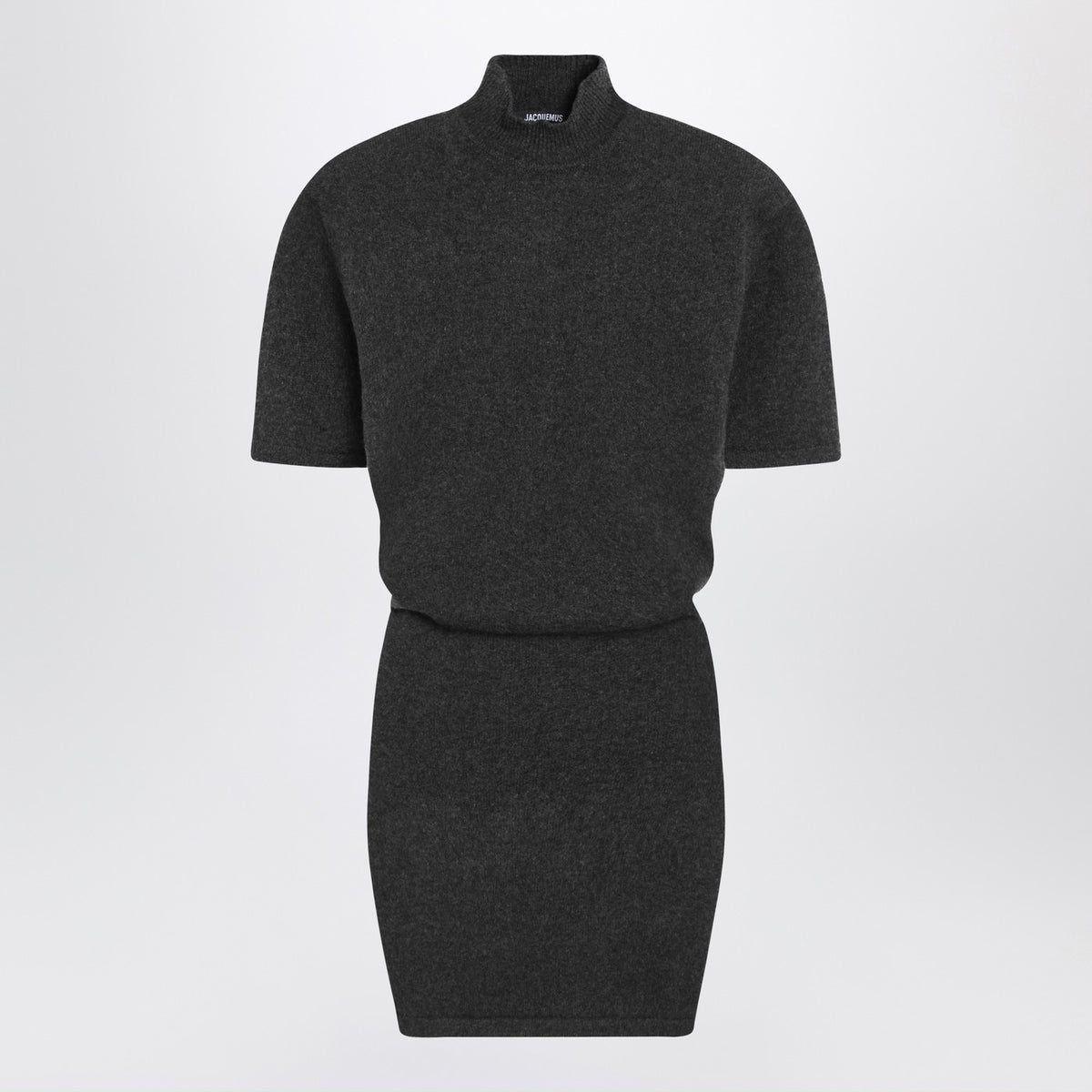 Jacquemus Jacquemus Dark Grey Wool And Cashmere Dress - Image 2