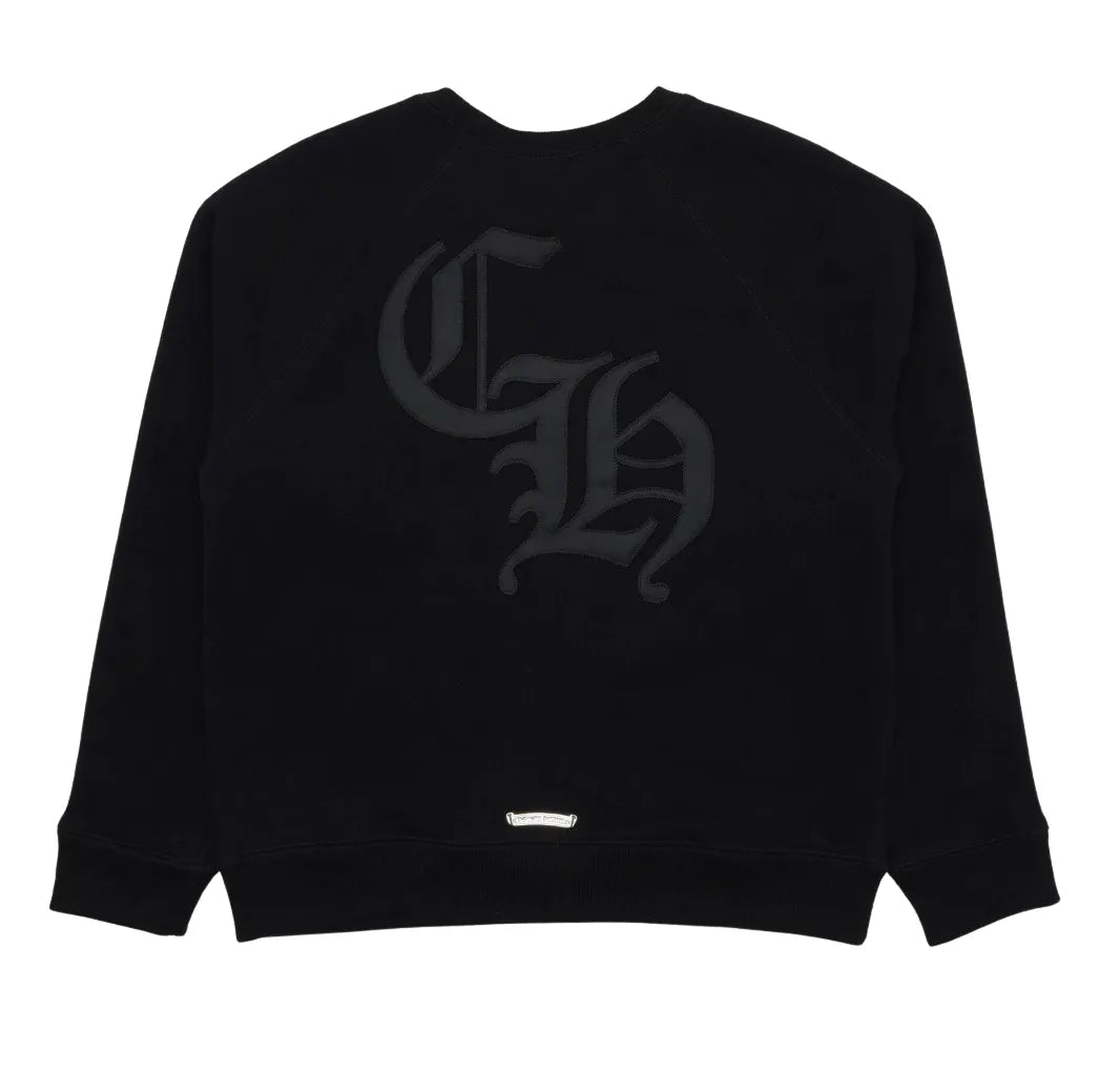 CHROME HEARTS 'BLACK' SEVEN-11 CH CREWNECK