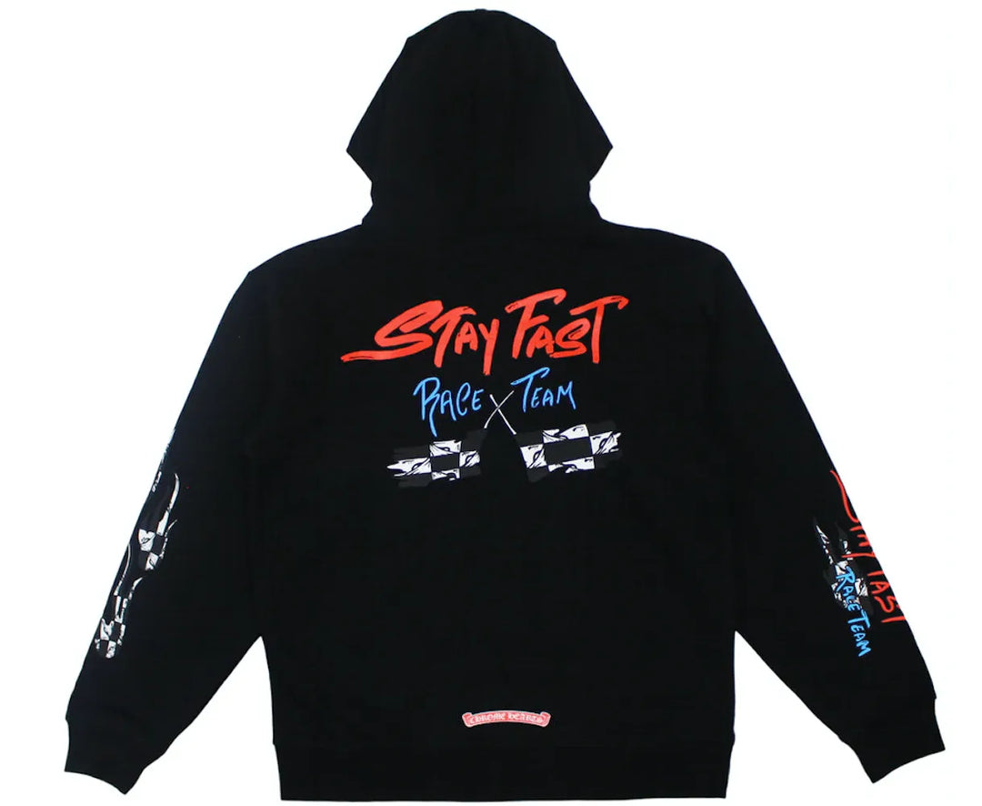 CHROME HEARTS MATTY BOY 'STAY FAST' BLACK HOODIE