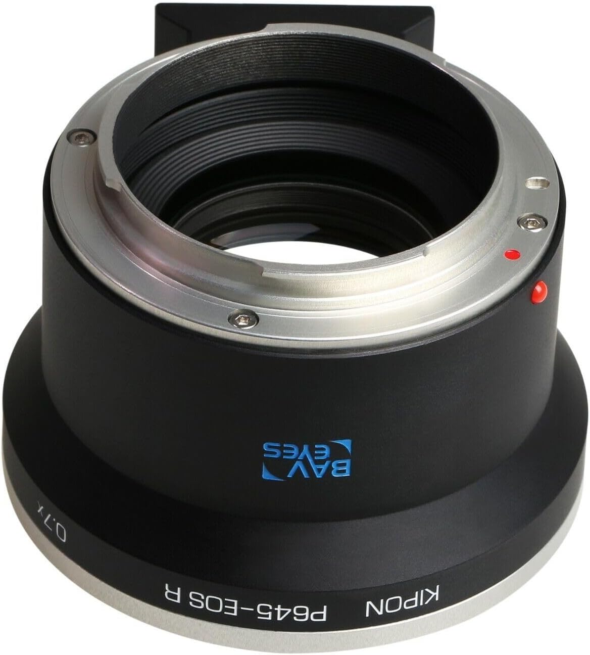 KIPON BAVEYES Pentax 645 - Canon EOS R 0.7X Compatible Lens: Pentax 645 Mount Lens - Compatible Body: Canon RF Mount