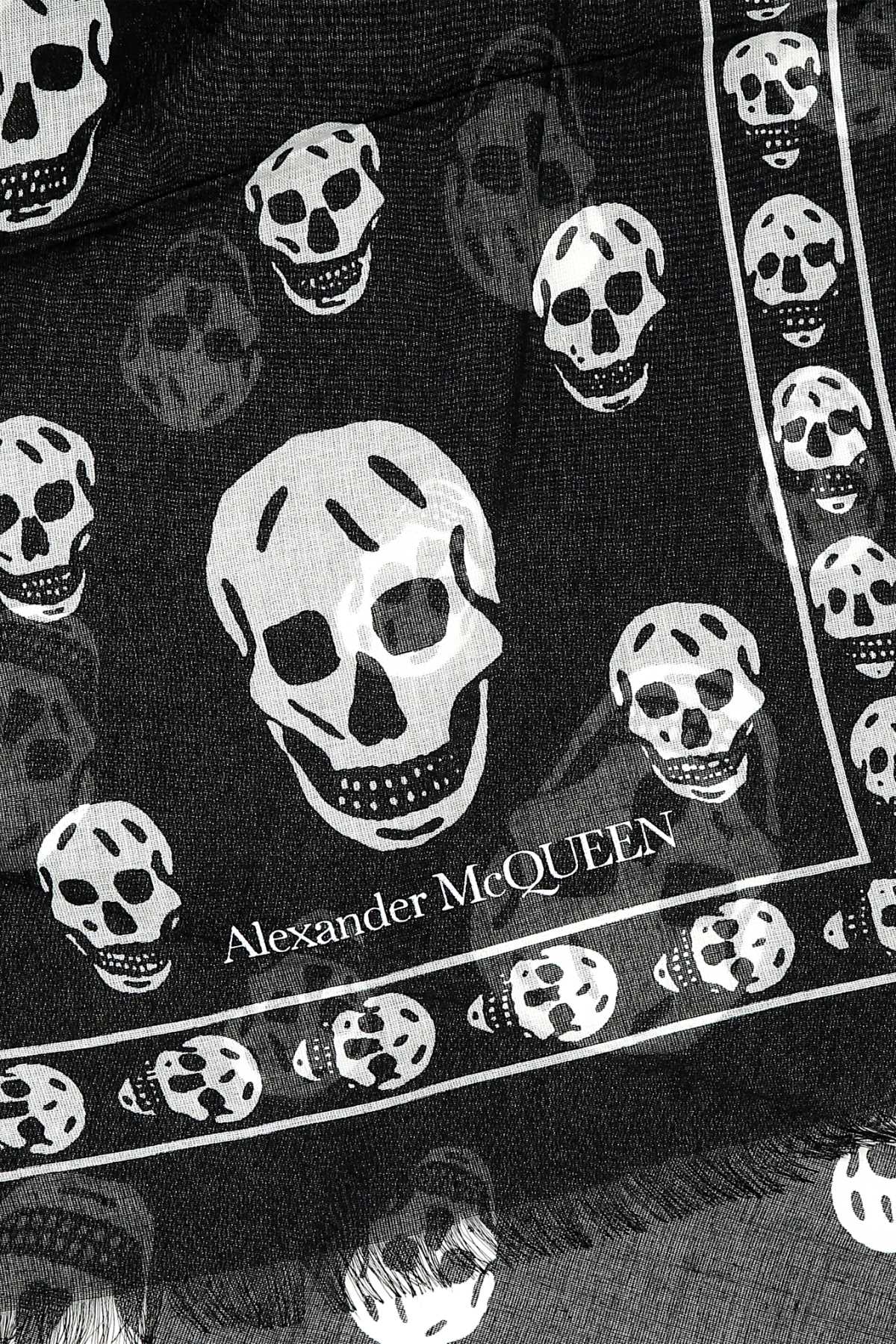 Alexander Mcqueen アレクサンダー・マックイーン印刷されたシフォン・フウラード - Image 2