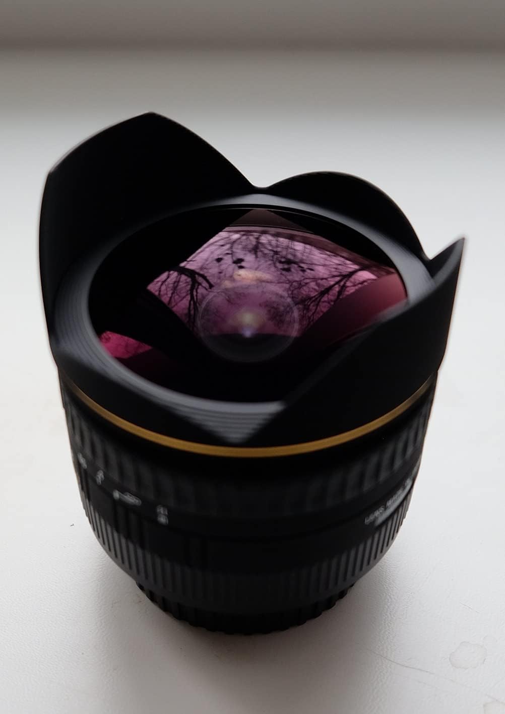 Sigma 15mm F2.8 EX DG Diagonal Fisheye SLR Wide fish-eye lens Black
