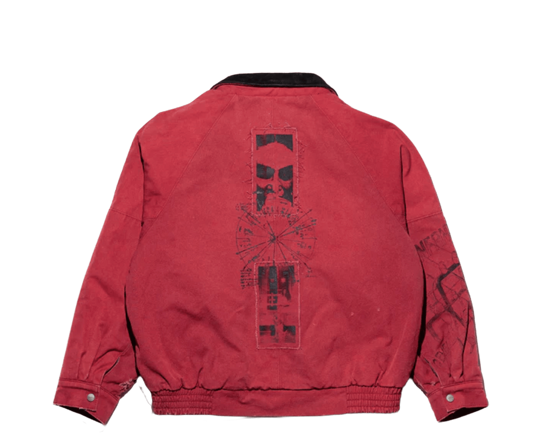 ENFANTS RICHES DÉPRIMÉS CONSTRUCTIVIST HUNTING JACKET FADED RED