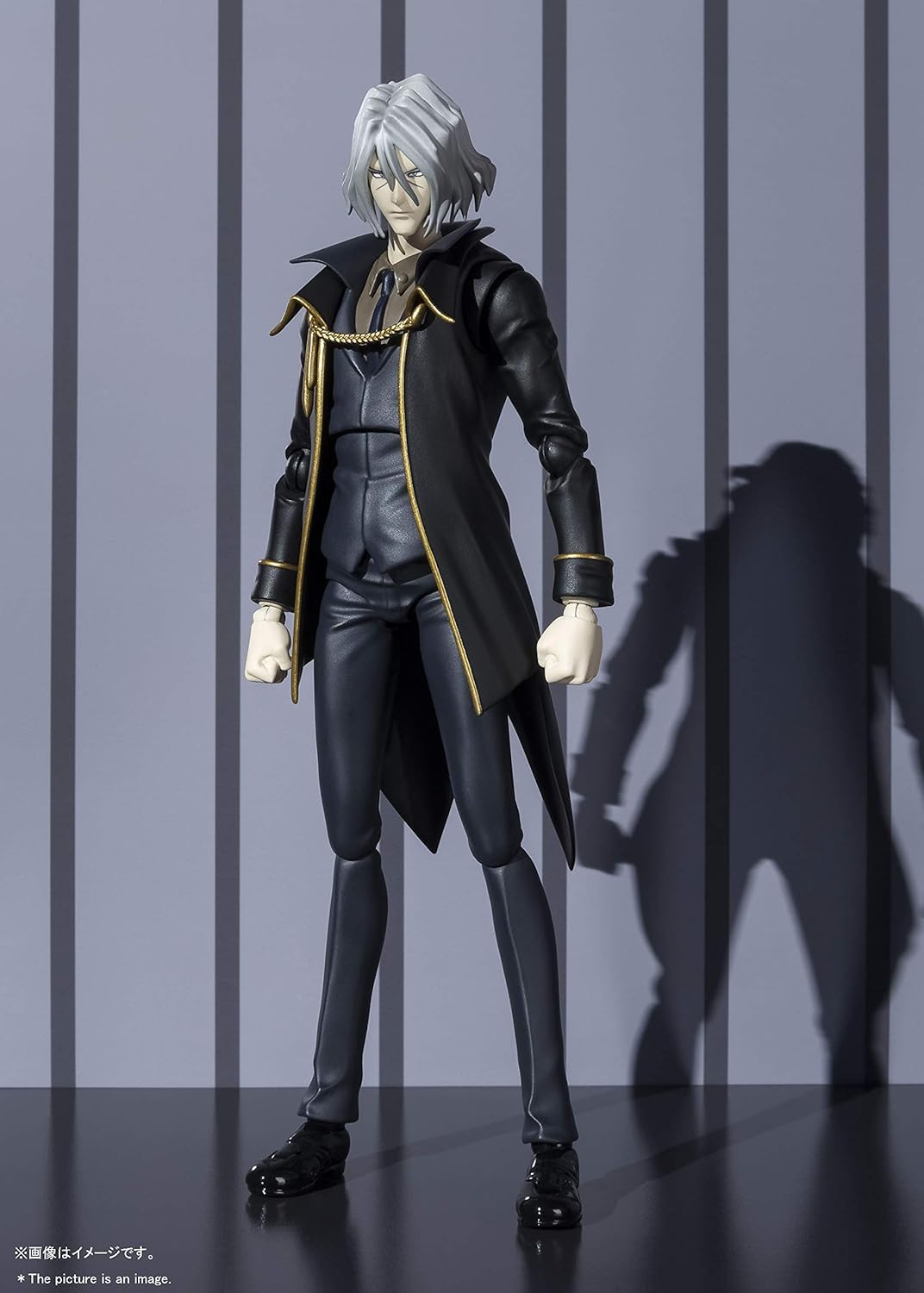 S.H. Figuarts Cowboy Bebop Vicious Approx. 5.9 inches (150 mm), PVC & ABS, Pre-painted Action Figure