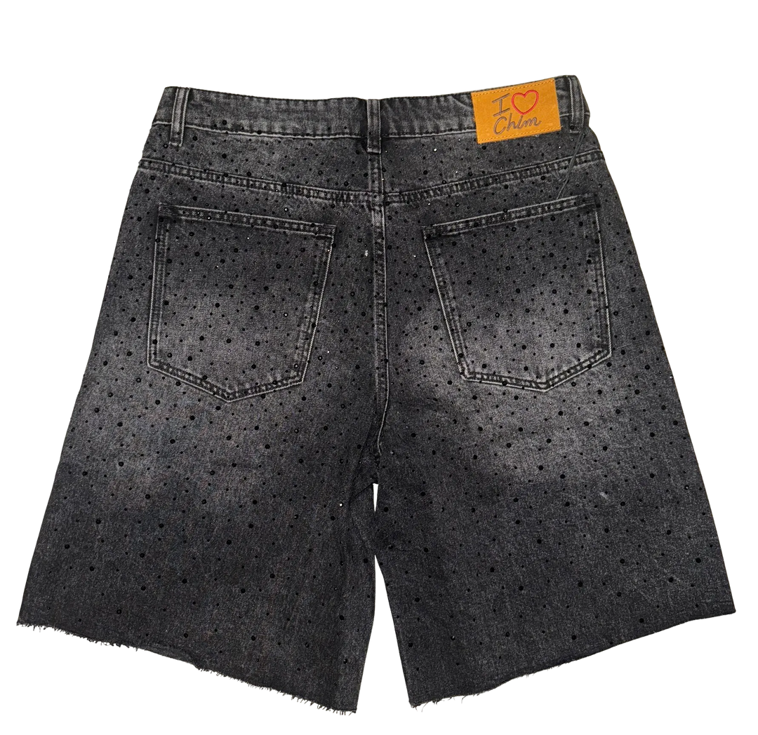 HAPPY MEMORIES DON'T DIE HMDD 'BLACK' BILLIE JEAN SHORTS