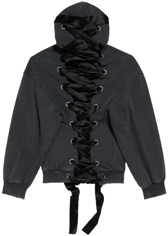 BALENCIAGA 'LACE UP' HOODIE