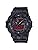 Casio G-Shock Black Resin Red Analog Digital Watch GA-700BBR-1A