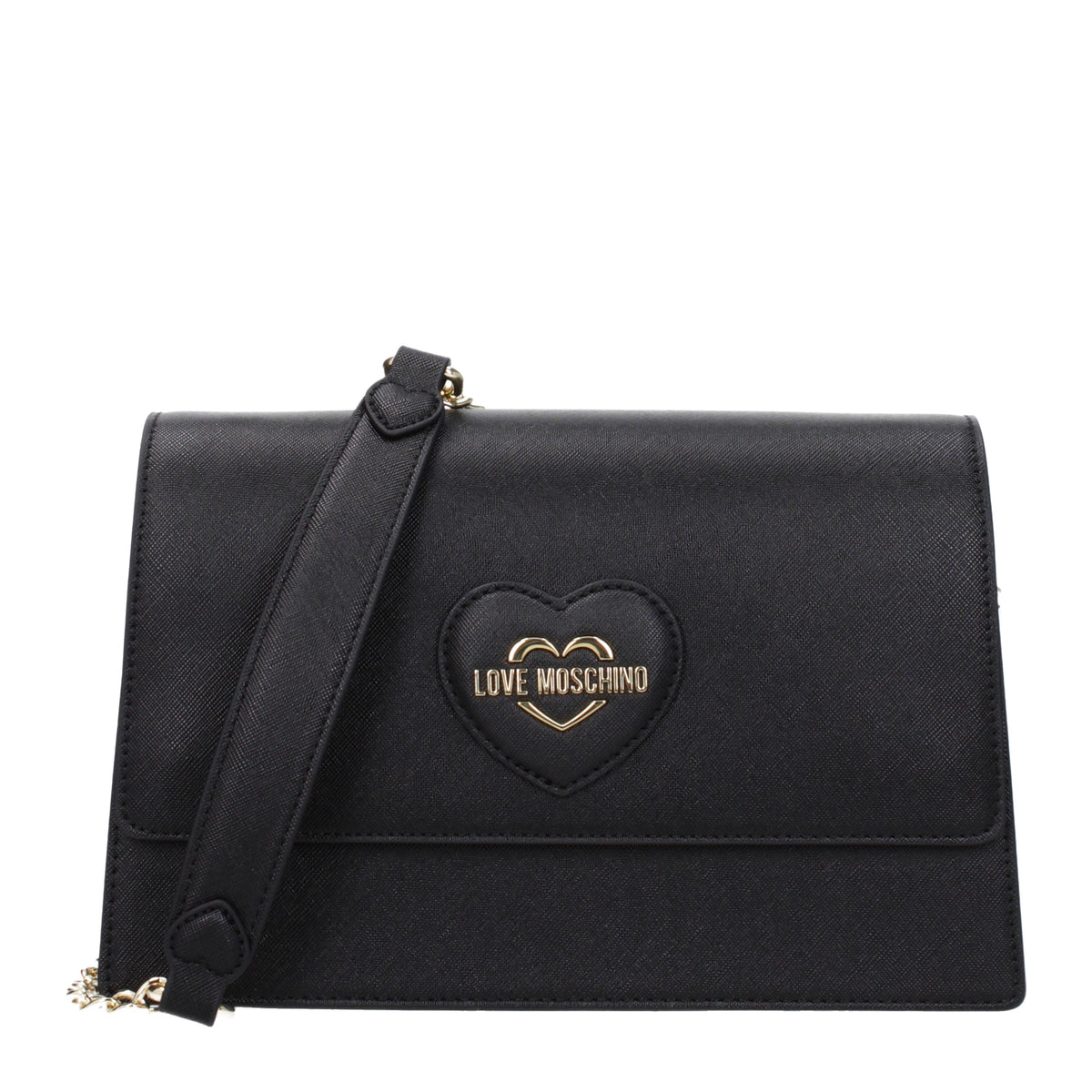 Moschino モスキーノのショルダーバッグが大好きな女性ポリウレタンブラック - Image 2