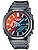Casio GA-2100 BEACH TIME LAPSE Wristwatch, Limited Model: BEACH TIME LAPSE SERIES (Gray Skeleton), Bracelet Type