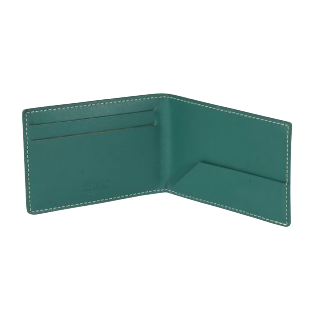 GOYARD 'GREEN' CANVAS INSERT VICTOIRE CARD HOLDER