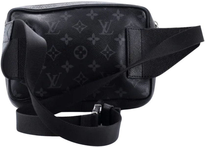 LOUIS VUITTON 'OUTDOOR BUMBAG' BLACK MONOGRAM