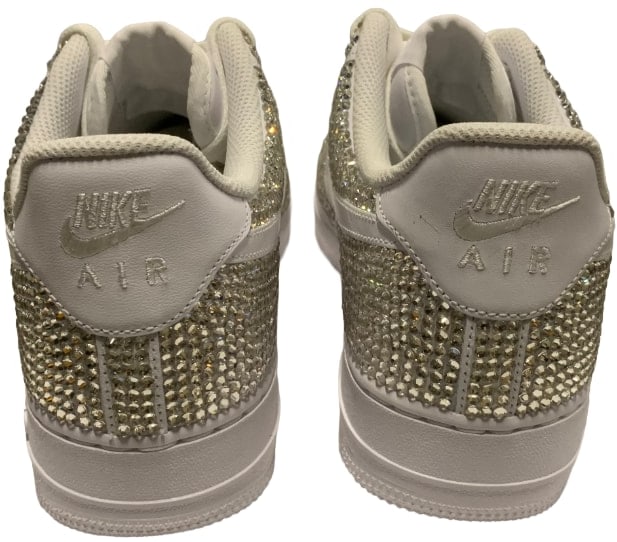 BOSSI 'WHITE' RHINESTONE SNEAKER