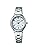 Seiko AHJD436 Women's Wristwatch, Angeline Life with Flowers, Silver, Silver, Bracelet Type