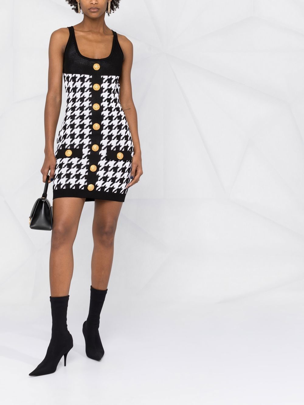 Balmain Paris バルメインパリは短いドレスを編んだ - Image 2