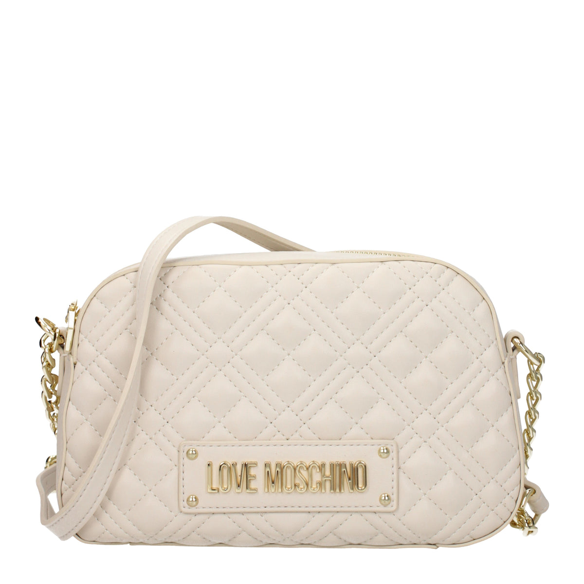 Moschino モスキーノのショルダーバッグが大好きな女性ポリウレタンベージュ/アイボリー - Image 2