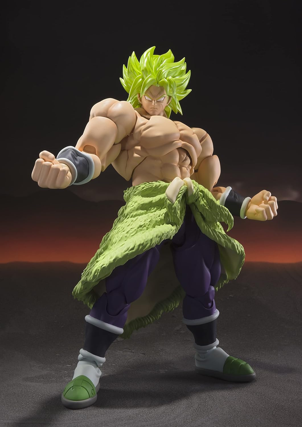Tamashi Nations S.H. Figuarts Dragon Ball Super Broly, Super Saiyan Broly, Full Power, Approx. 8.7 inches (220 mm), PVC & ABS Pre-painted Action Figure
