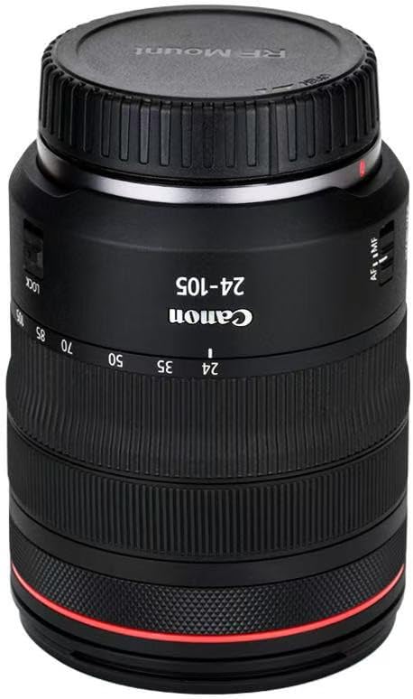 Etsumi VE-2566-2 Lens Cap, Lens Rear Cap, Compatible with Canon RF Mount, Black, Set of 2