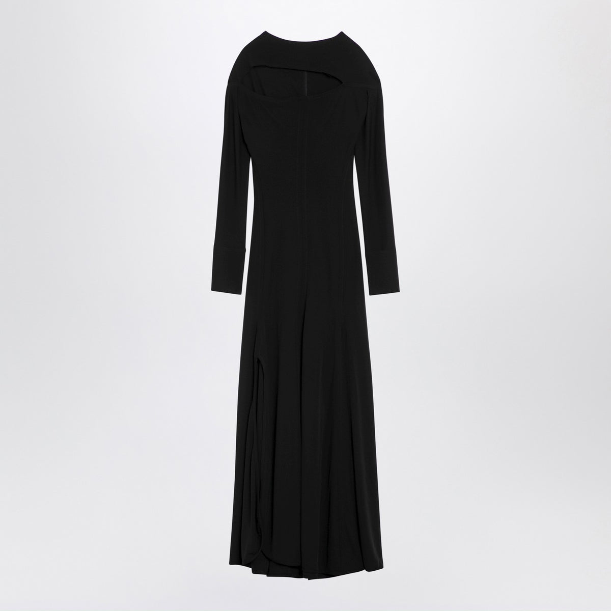 Victoria ビクトリアベッカムブラックビスコースドレスがカットアウトされています - Image 2