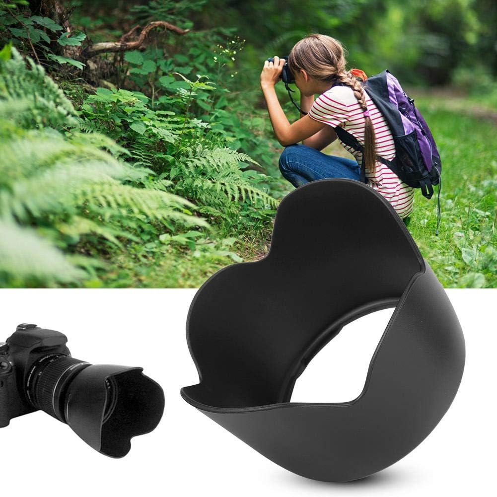 Canon Lens Hood Sun Protection Compatible Lens Hood for Canon 75-300mmf / 4-5.6III USM/EF-S 55-250mm IS Lens (ET-60II)