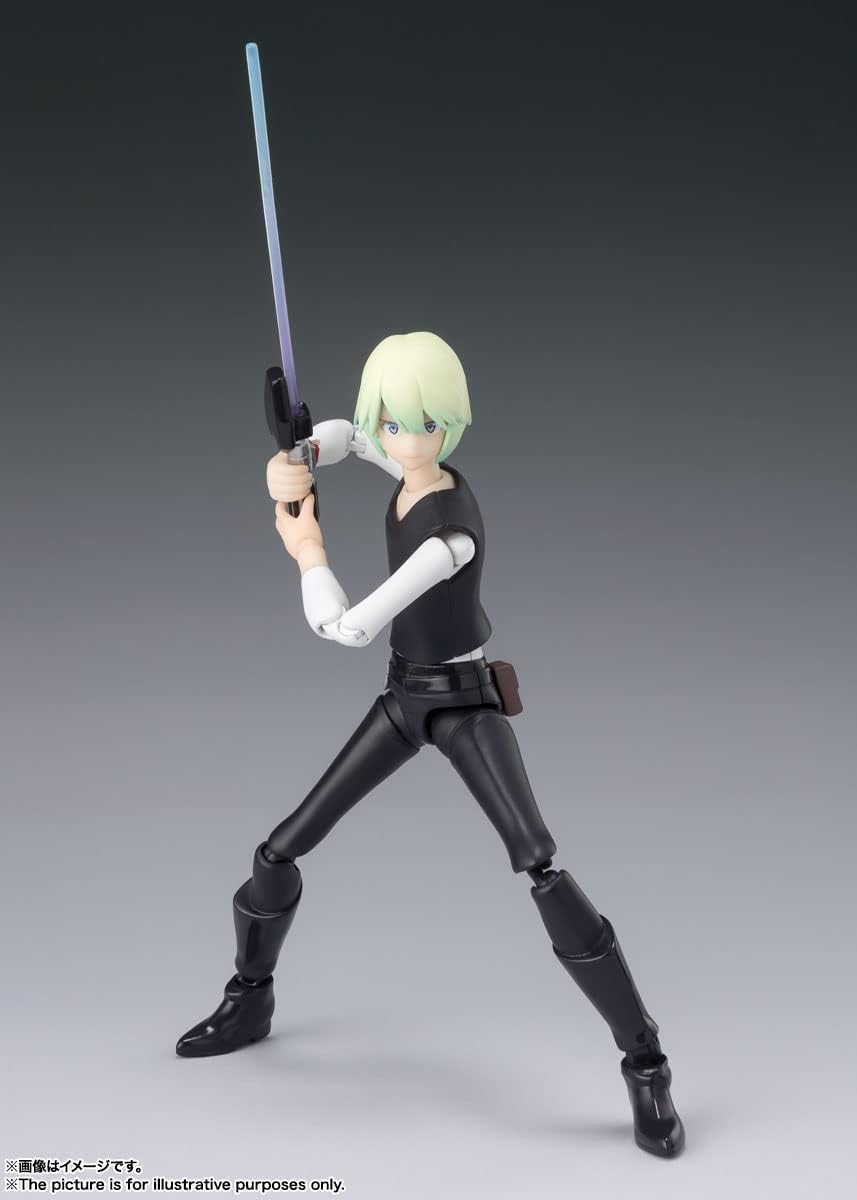 S.H. Figuarts Star Wars: Visions Carre Approx. 5.5 inches (140 mm), ABS, PVC & Fabric, Pre-painted Action Figure