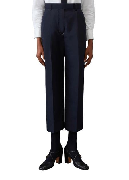 THOM BROWNE ハイウエスト ダブルプリーツ パンツ - Image 2