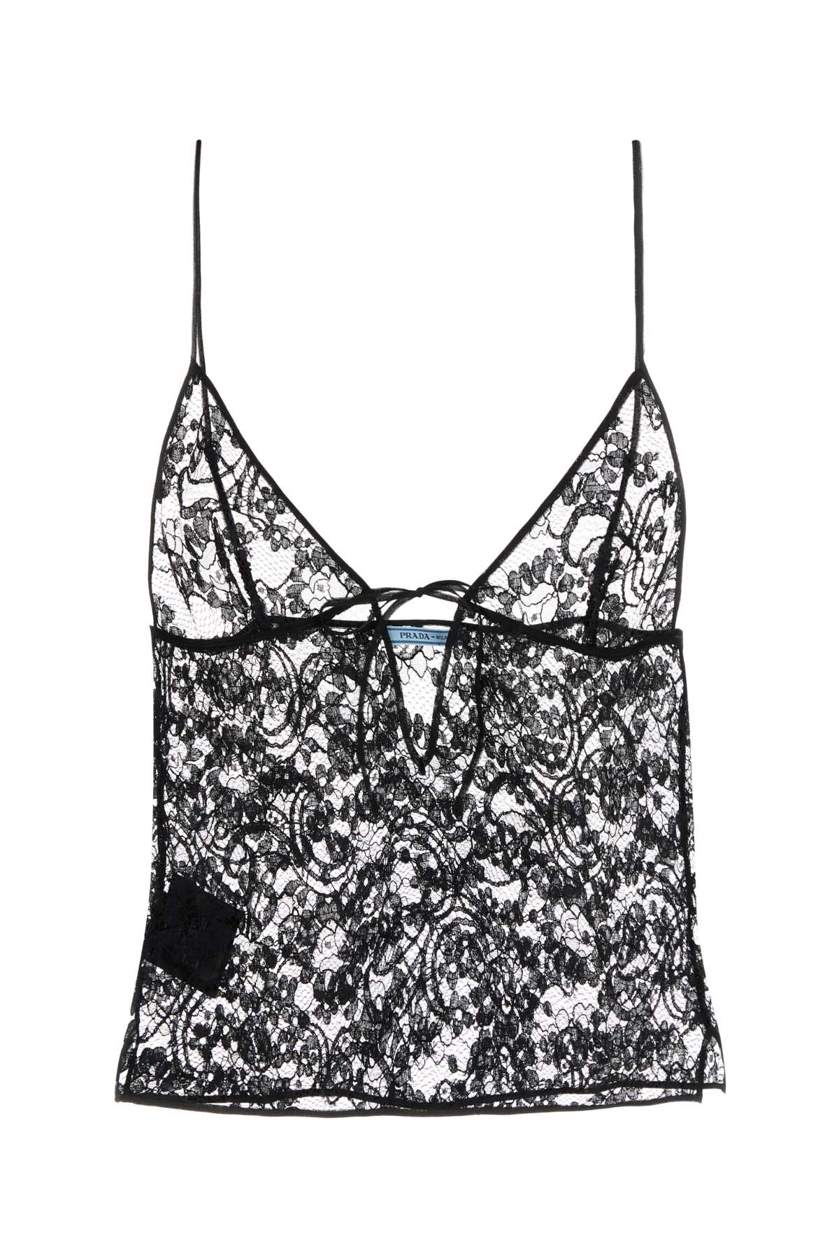 Prada プラダブラックレーストップ - Image 2